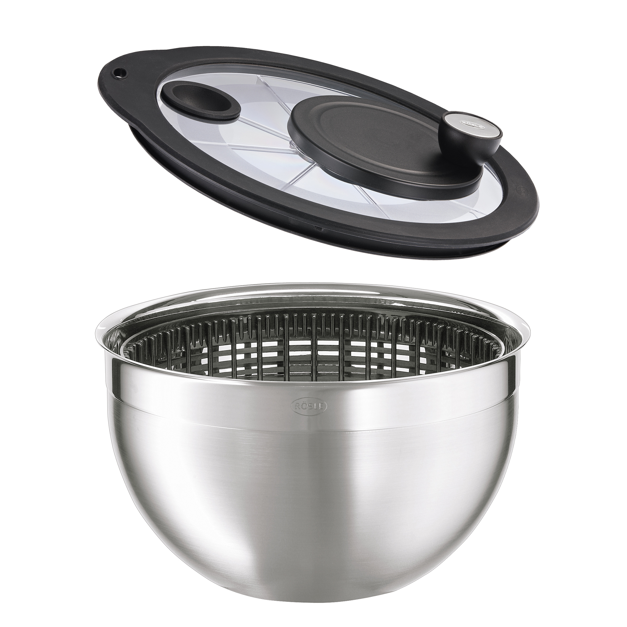 Rösle Salad Spinner with Glass Lid